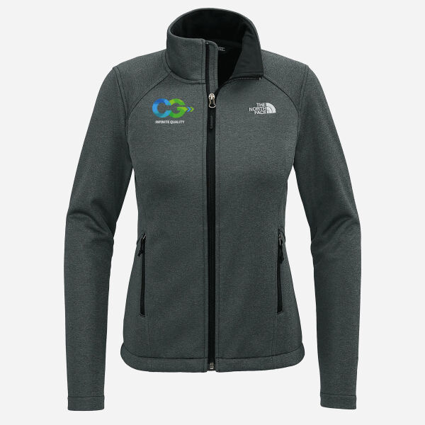 Ladies Chest Logo Ridgewall Soft Shell Jacket Thumbnail